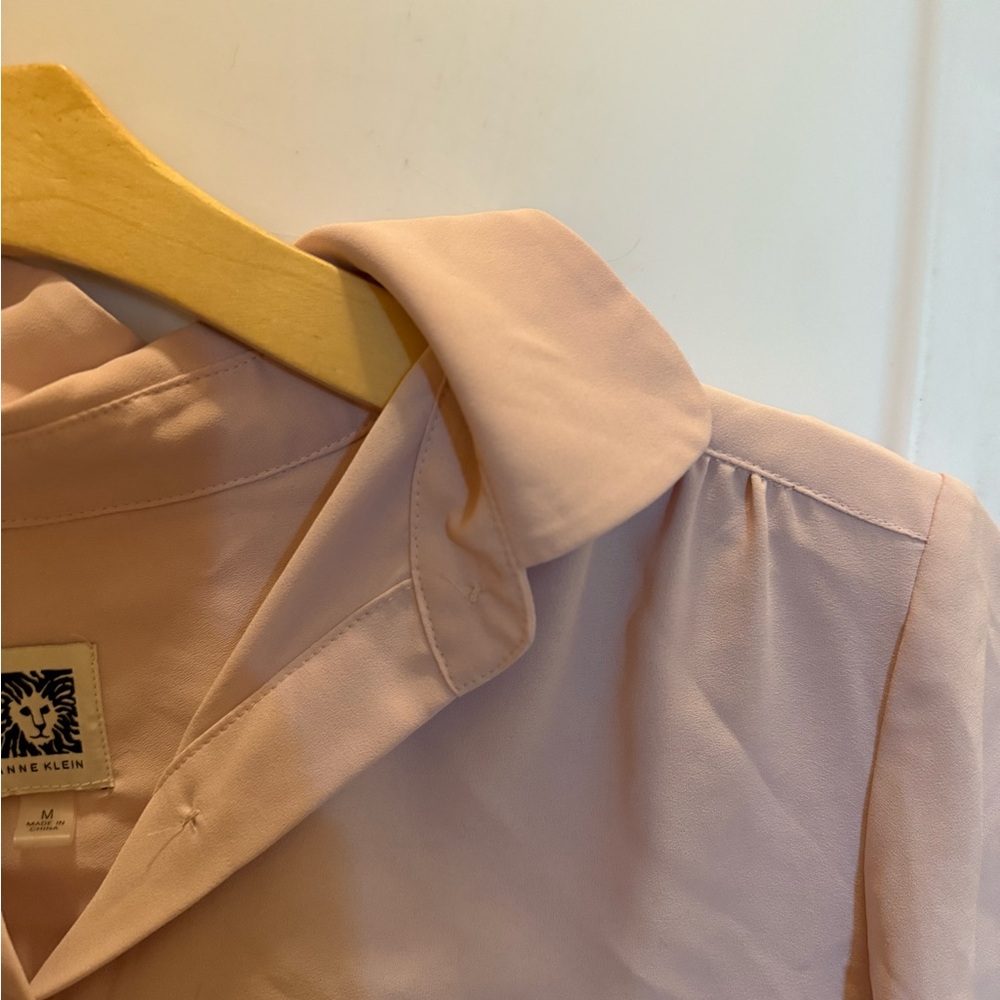 Pink Button-Up Blouse - Picture 6 of 6